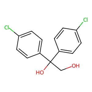 1,1-Bis(4-chlorophenyl)-1,2-ethanediol structure