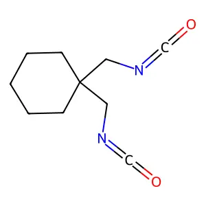 Cyclohexane, bis(isocyanatomethyl)- structure