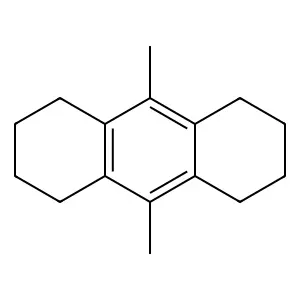 9,10-Dimethyl-1,2,3,4,5,6,7,8-octahydro-anthracene structure
