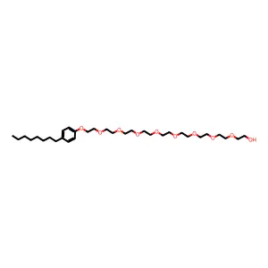 26-(4-Octylphenoxy)-3,6,9,12,15,18,21,24-octaoxahexacosan-1-ol structure