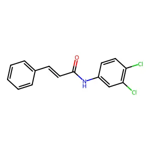 N-(3,4-dichlorophenyl)-3-phenylprop-2-enamide structure
