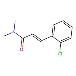3-(2-氯苯基)-N,N-二甲基丙烯酰胺 structure