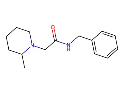 N-Benzyl-2-(2-methylpiperidin-1-yl)ethanimidic acid structure