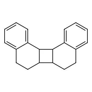 5,6,6a,7,8,12b,12c-Octahydrodibenzo(a,i)biphenylene structure