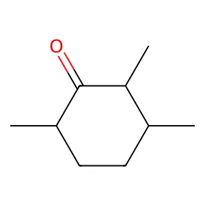 2,3,6-Trimethylcyclohexan-1-one structure