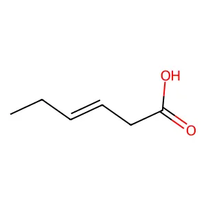 3-己烯酸 structure