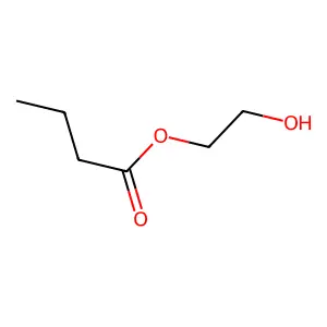 2-Hydroxyethyl butyrate structure