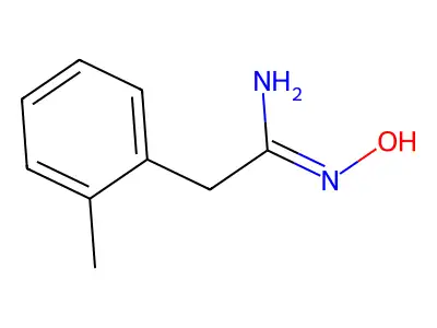 N-Hydroxy-2-o-tolyl-acetamidine structure