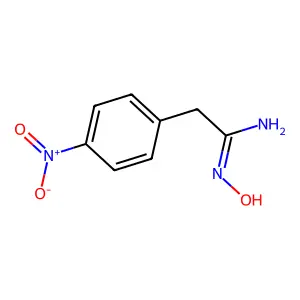 N-hydroxy-2-(4-nitrophenyl)acetamidine structure