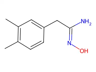 2-(3,4-dimethylphenyl)-N'-hydroxyethanimidamide structure