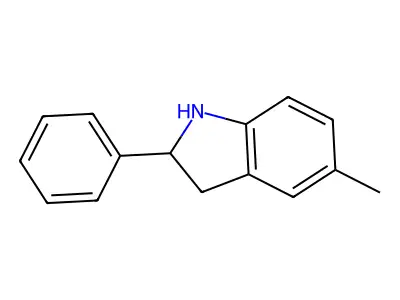 5-Methyl-2-phenylindoline structure