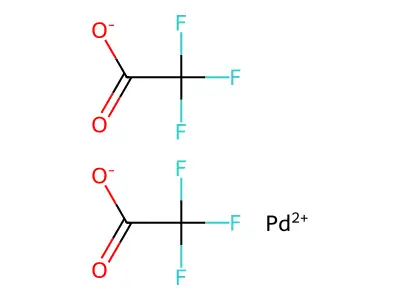 三氟乙酸钯 structure