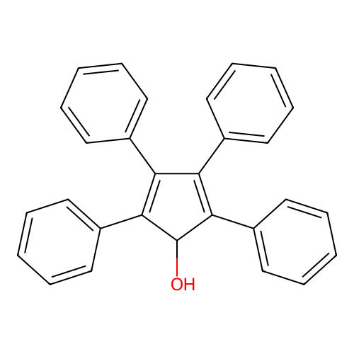 2,3,4,5-Tetraphenyl-2,4-cyclopentadienol structure