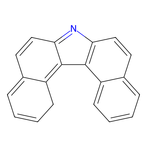 1H-Dibenzo(c,g)carbazole structure