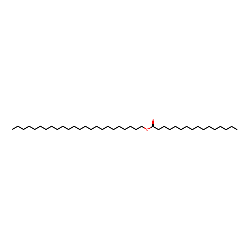 Tetracosyl hexadecanoate structure