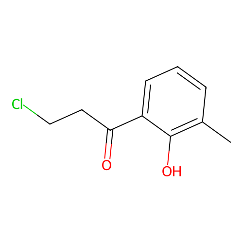 3-Chloro-1-(2-hydroxy-3-methylphenyl)propan-1-one structure