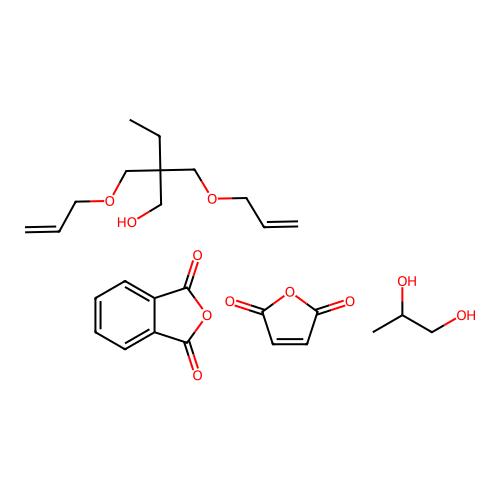 (C12-H22-O3.C8-H4-O3.C4-H2-O3.C3-H8-O2)x- structure