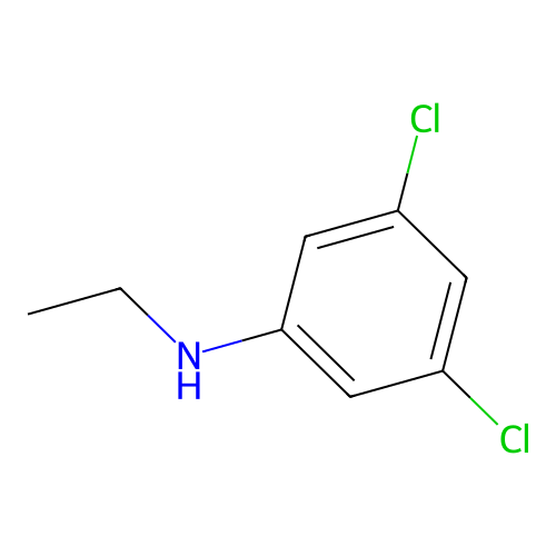 3,5-dichloro-N-ethylaniline structure