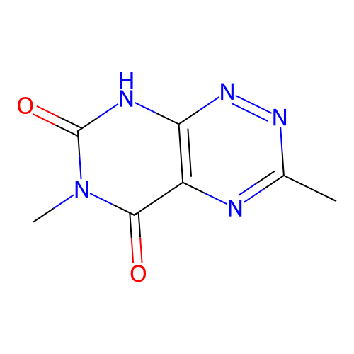 3,6-dimethylpyrimido[5,4-e][1,2,4]triazine-5,7(6H,8H)-dione structure
