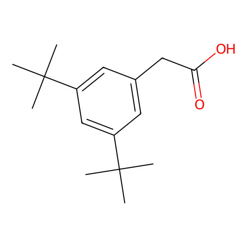 2-(3,5-Di-tert-butylphenyl)acetic acid structure