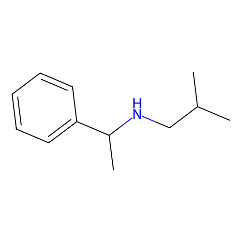 alpha-Methyl-N-(2-methylpropyl)benzenemethanamine structure