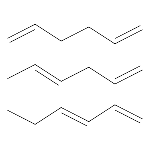 Hexadienes structure