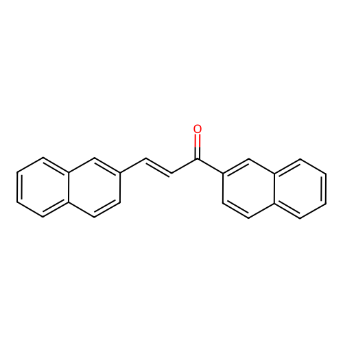 1,3-Di(naphthalen-2-yl)prop-2-en-1-one structure