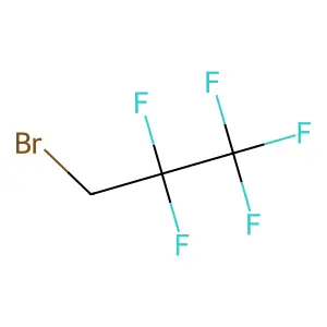 Propane, 3-bromo-1,1,1,2,2-pentafluoro- structure