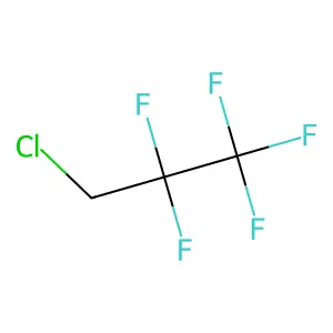 3-Chloro-1,1,1,2,2-Pentafluoropropane structure