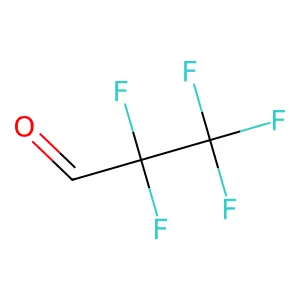 Pentafluoropropionaldehyde structure