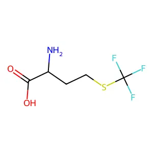 2-Amino-4-(trifluoromethylsulfanyl)butanoic acid structure