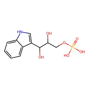 1-C-(吲哚-3-基)甘油-3-磷酸 structure