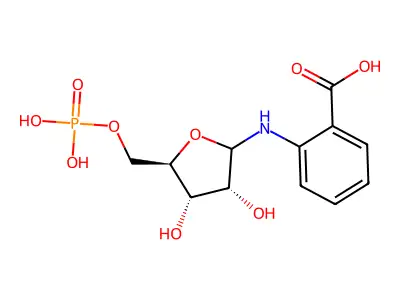 N-(5-Phosphoribosyl)anthranilic acid structure