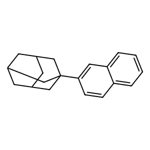 1-(Naphthalen-2-YL)adamantane structure