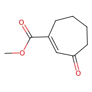 3-(Methoxycarbonyl)-2-cycloheptenone structure