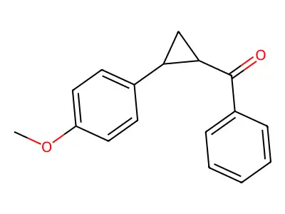 [2-(4-Methoxyphenyl)cyclopropyl](phenyl)methanone structure