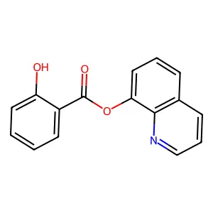 Oxyquinoline salicylate ester structure
