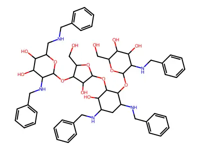 Penta-N-benzylaminosidin structure