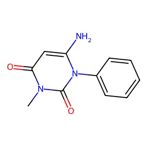 6-Amino-3-methyl-1-phenylpyrimidine-2,4(1H,3H)-dione structure