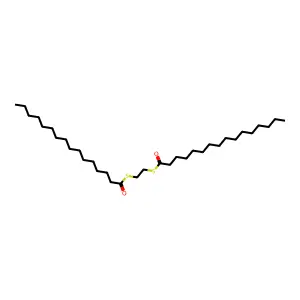 S-(2-hexadecanoylsulfanylethyl) hexadecanethioate structure