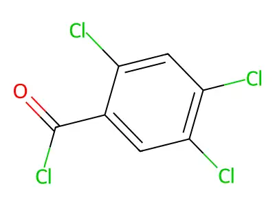 2,4,6-三氯苯甲酰氯 structure