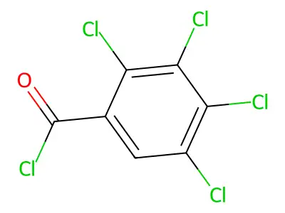 2,3,4,5-Tetrachlorobenzoyl chloride structure