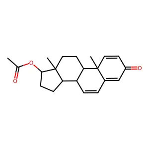 6-Methylentestosteron-acetat structure