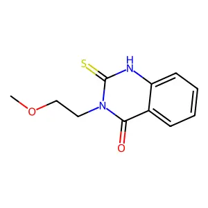 3-(2-Methoxyethyl)-2-sulfanyl-3,4-dihydroquinazolin-4-one structure