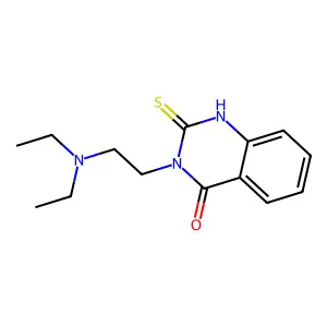 3-[2-(Diethylamino)ethyl]-2-sulfanyl-3,4-dihydroquinazolin-4-one structure