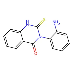 3-(2-aminophenyl)-2-sulfanylquinazolin-4(3H)-one structure