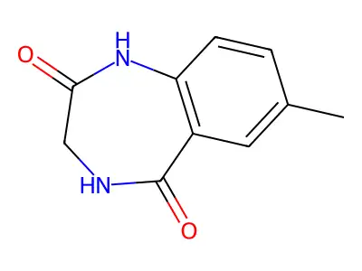 7-Methyl-3,4-dihydro-1H-benzo[e][1,4]diazepine-2,5-dione structure