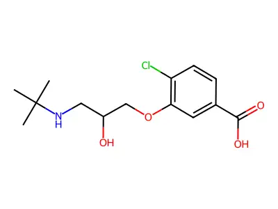 5-Carboxybupranolol structure