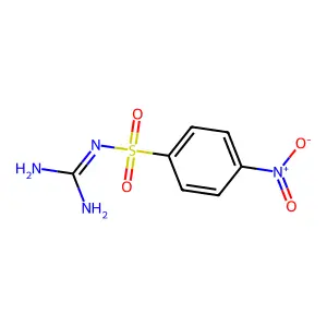 2-(4-Nitrophenyl)sulfonylguanidine structure