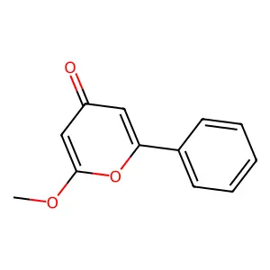 2-Methoxy-6-phenyl-4H-pyran-4-one structure
